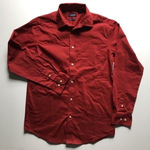 Chaps boys’ button down dress shirt, L 14 - 16